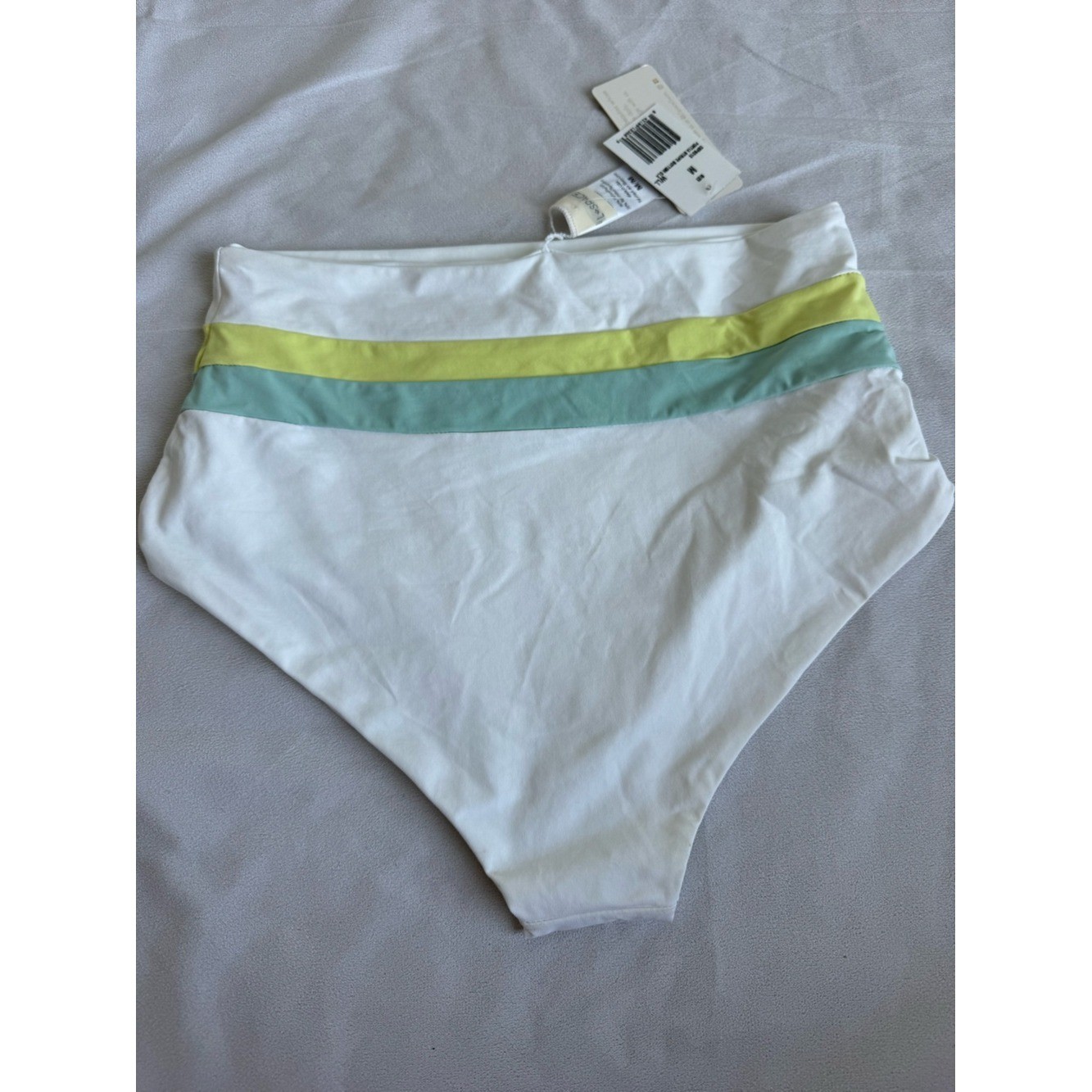 L*Space PORTIA STRIPE BOTTOM Women Medium high waist seamless bikini swim beach