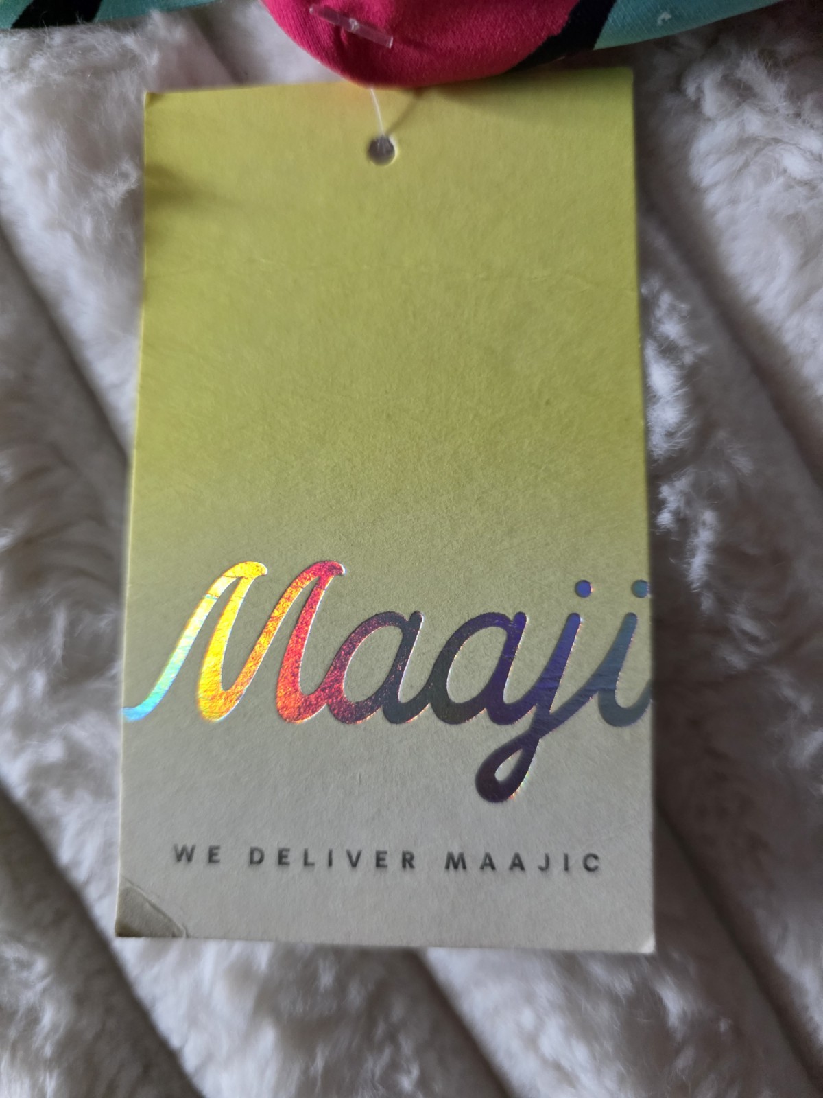 NWT Maaji Reversible Neon Tropical Floral One Piece Swimsuit M