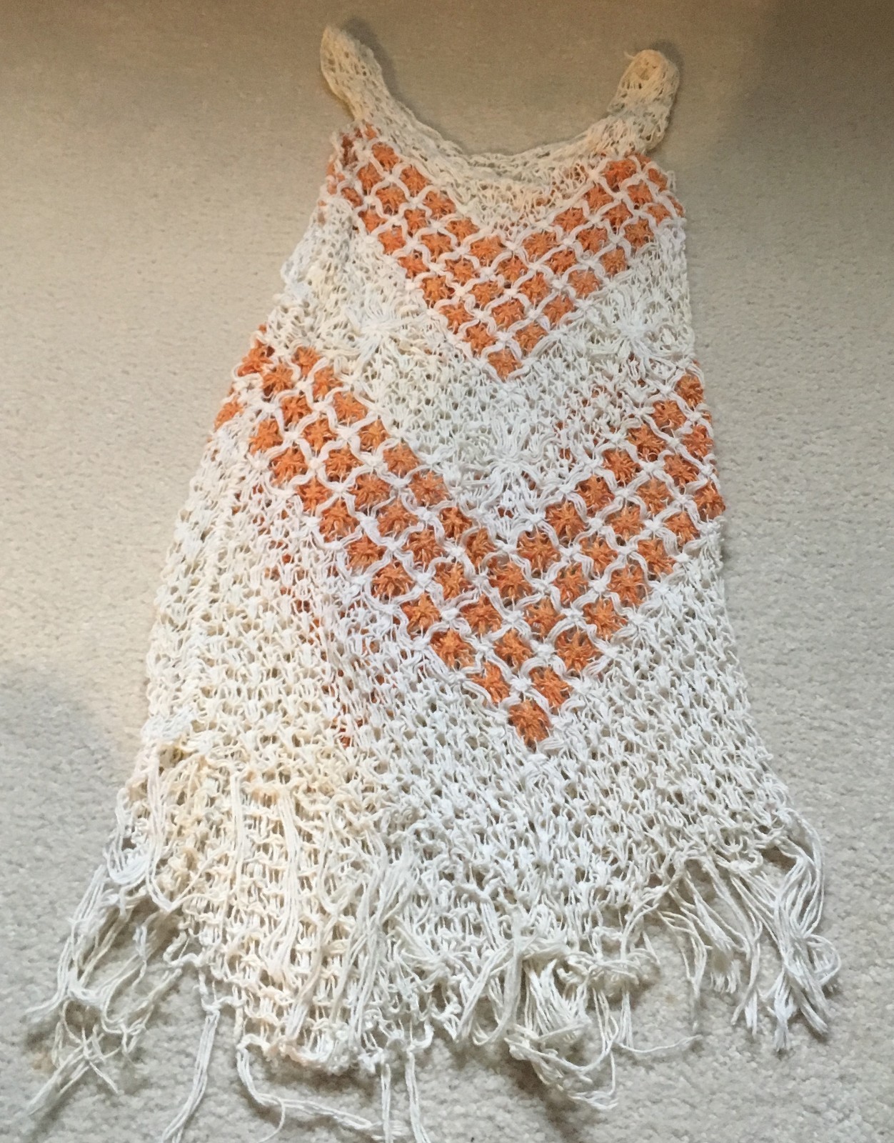 Boutique Womens, Cover Up, Dress, One Size S M L, Orange Knit, Hawaii