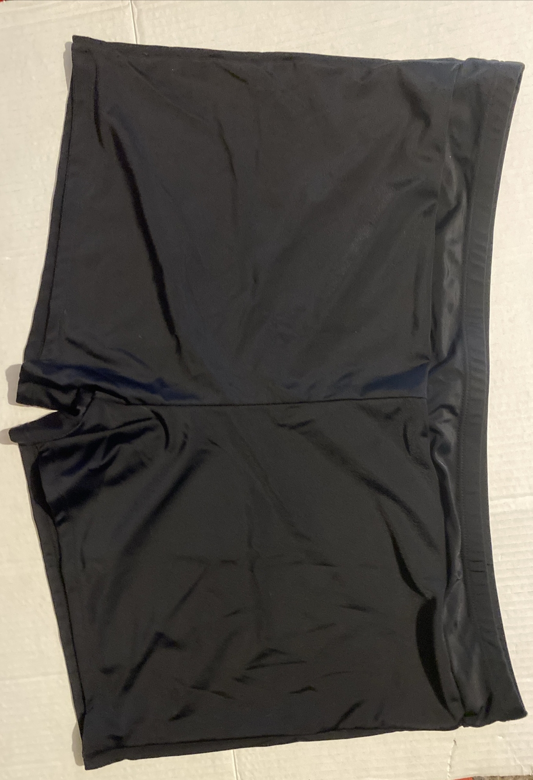Unbranded Womens Swim Shorts Size 24 82% Nylon 18% Spandex Color Black