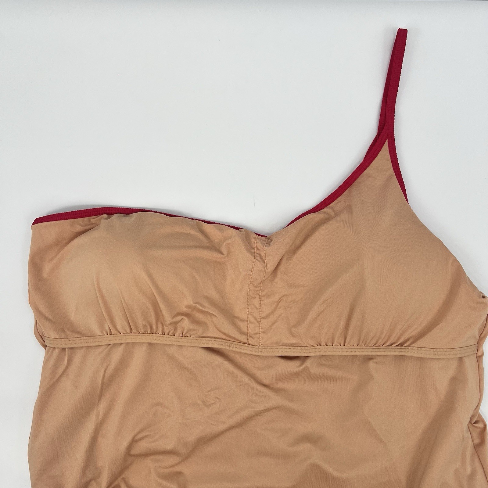 J. Crew One-Strap Ribbed One Piece Swimsuit Size 24 Pink Padded Beach New