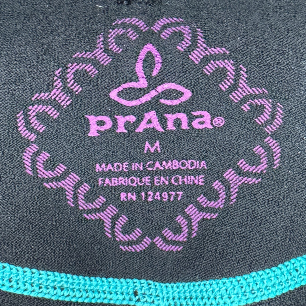prAna Ara Neoprene Swim Tights Black Womens Medium Black Driftwood Stretch