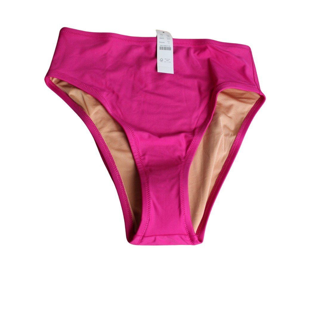 J Crew Hallie Fuschia Bikini Bottom Womens Size Small