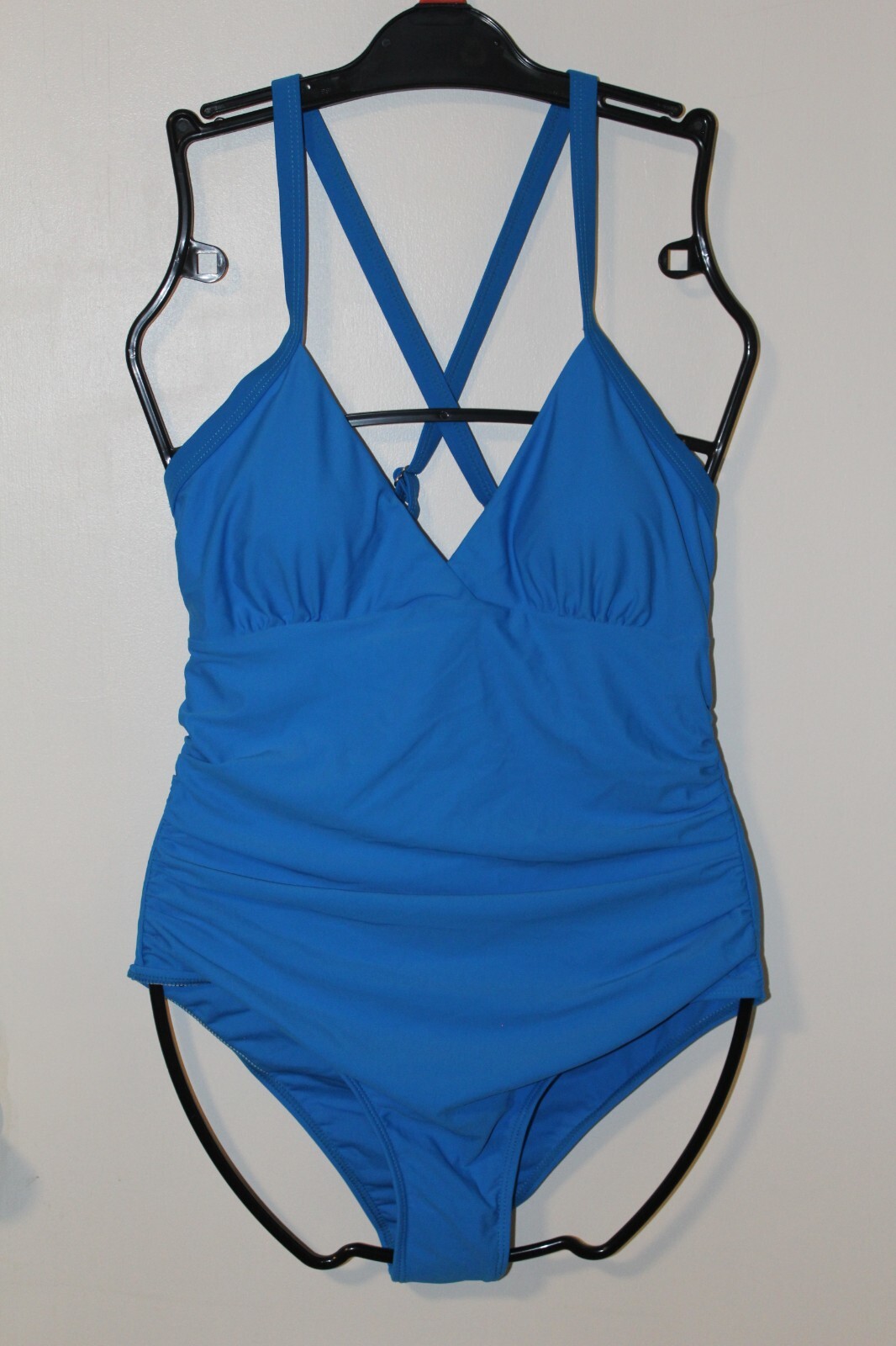 Sheshow Women’s Ruffle Flounce One Piece, Royal Blue, Size Medium