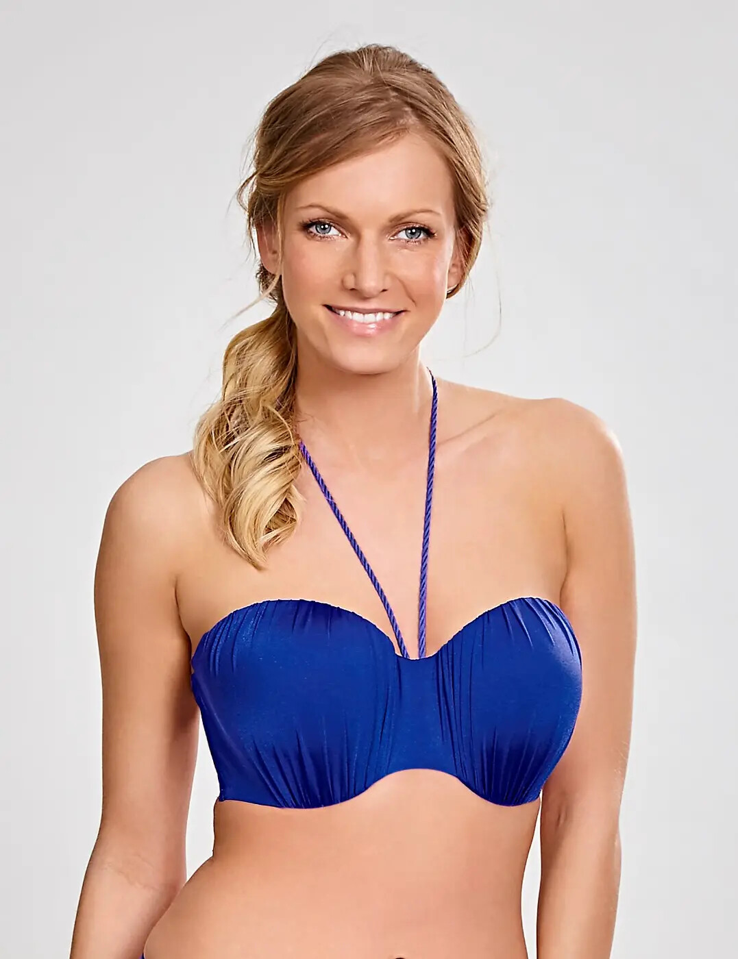 Panache Marina Underwire Bandeau Molded Swim Bikini Top SW0834