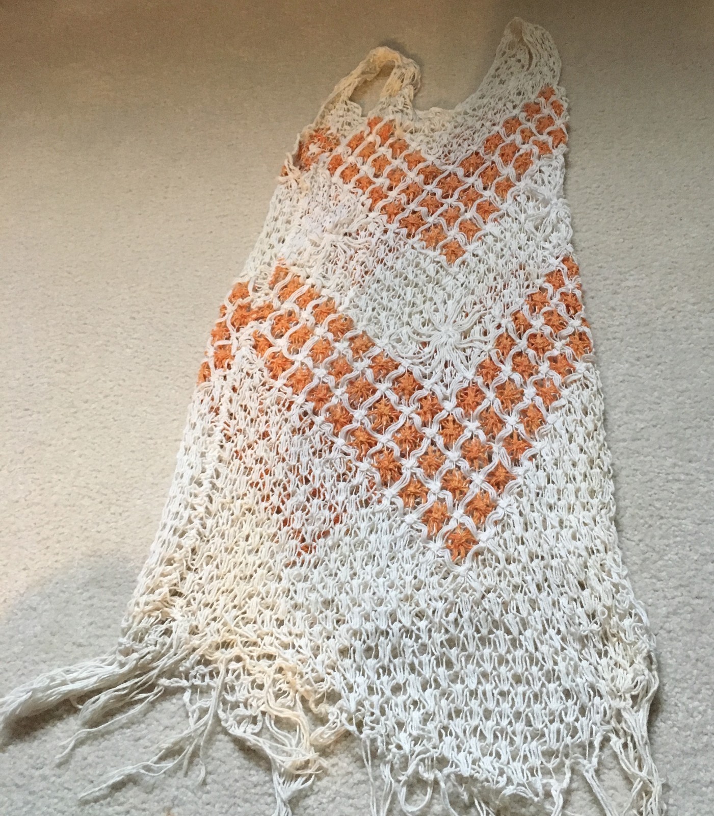 Boutique Womens, Cover Up, Dress, One Size S M L, Orange Knit, Hawaii