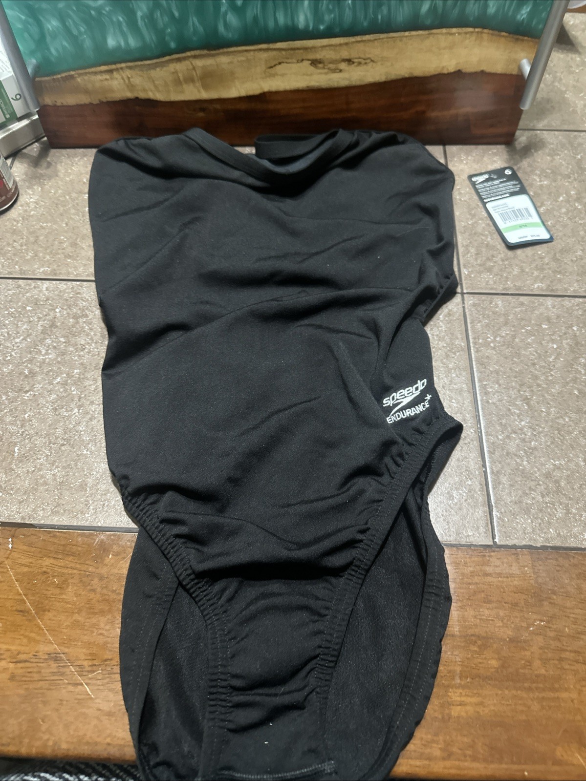 NWT Speedo 8/34 Endurance+ Solid Flyback Training SwimSuit 1PC