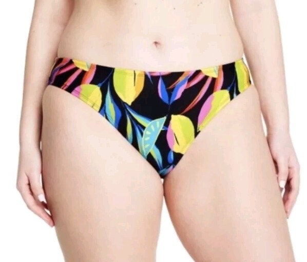 Lemon Print Hipster Bikini Bottom Swim Tabitha Brown PLUS SIZE 4X