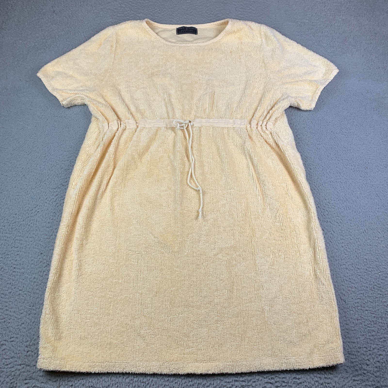Mark Travers Lounge Pool House Dress Supertex Swimsuit Cover Womens Yellow