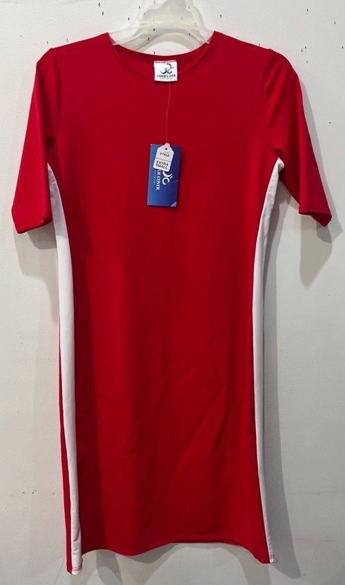 NWT Under Cover Waterwear Women’s Size XS Red / White Racer Dress Nylon/ Lycra
