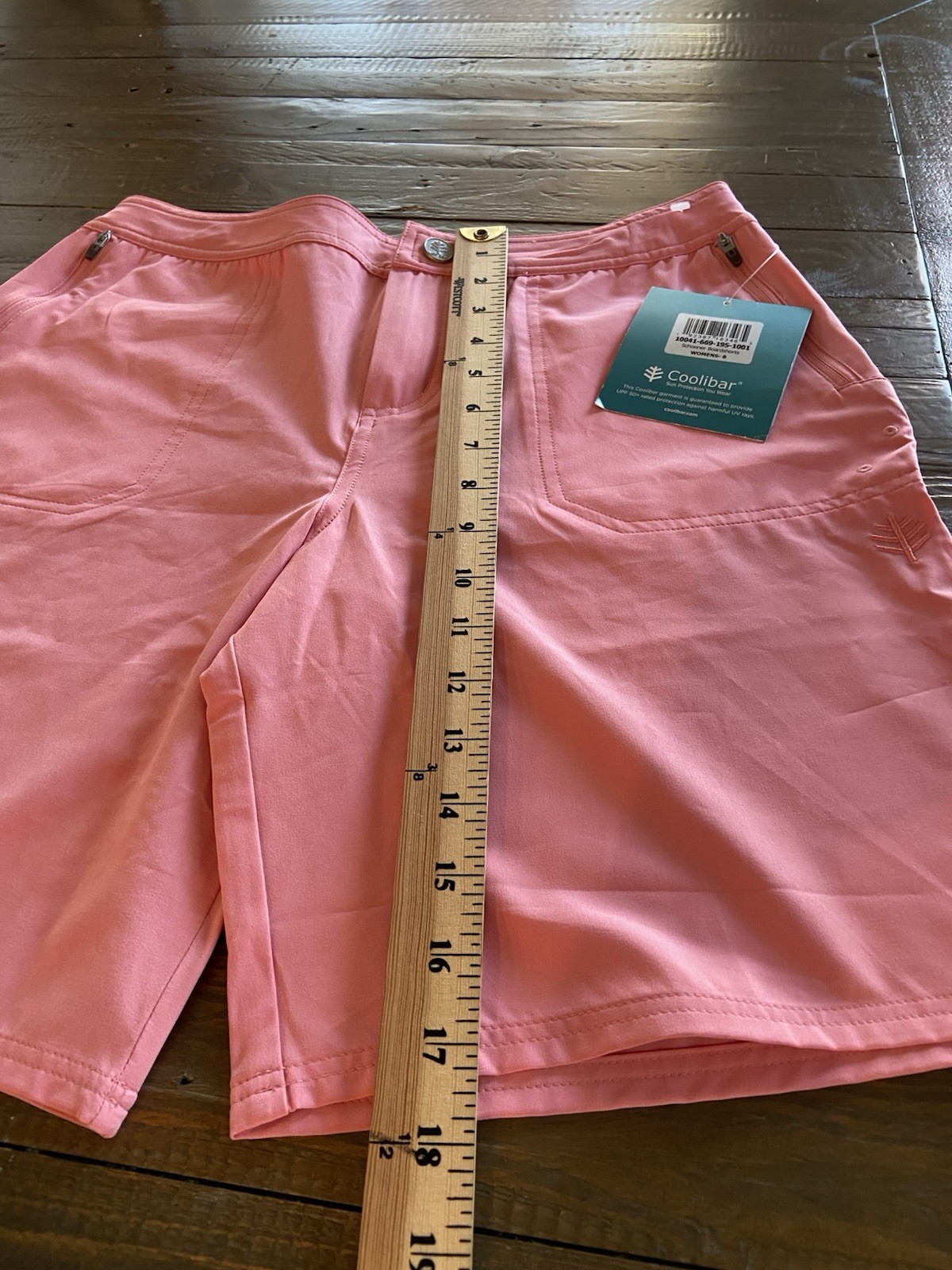 NWT Coolibar Womens Schooner Boardshorts Size 8 UPF 50+ Pink Outdoor