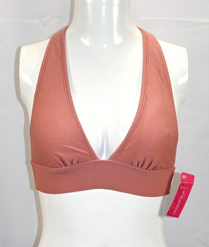 Xhilaration mauve bikini top NWT size XS(00) RN#17730 polyester & spandex
