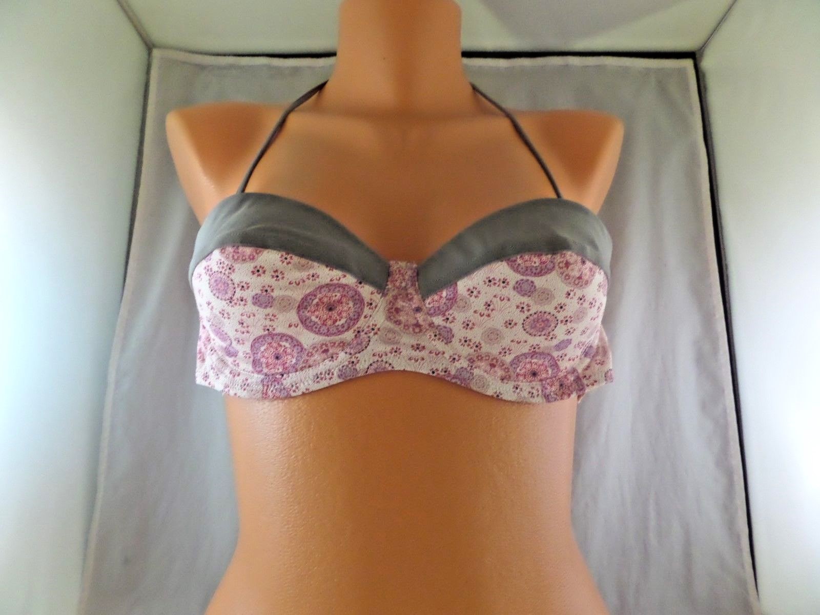 NWT Women’s Pistol Panties Paisley Bikini Matching Set Size 8